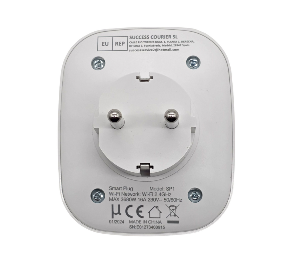 GIMA GHome Smart Steckdose WLAN 16A Strommessung Alexa Google Home