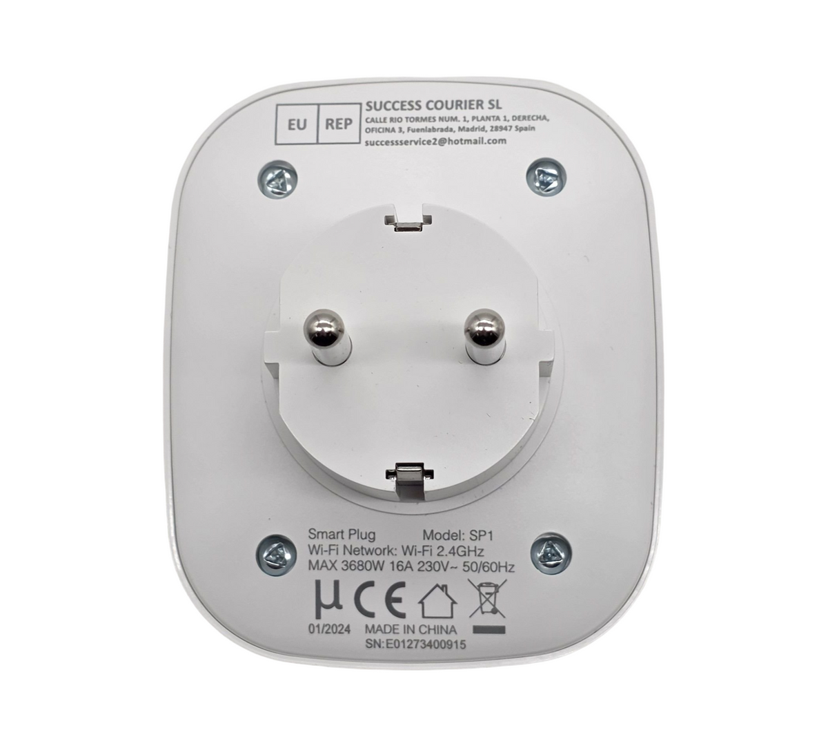 GIMA GHome Smart Steckdose WLAN 16A Strommessung Alexa Google Home