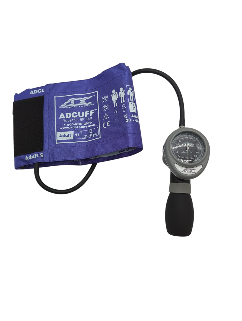 ADC Diagnostix 703 Blutdruckmessgerät Hand Aneroid Erwachsene violett