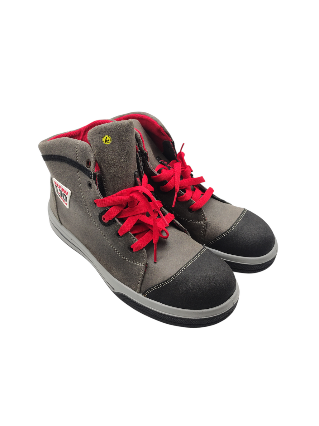 ELTEN VINTAGE Pirate Mid ESD S3 Sicherheitsschuhe Grau Schwarz 46