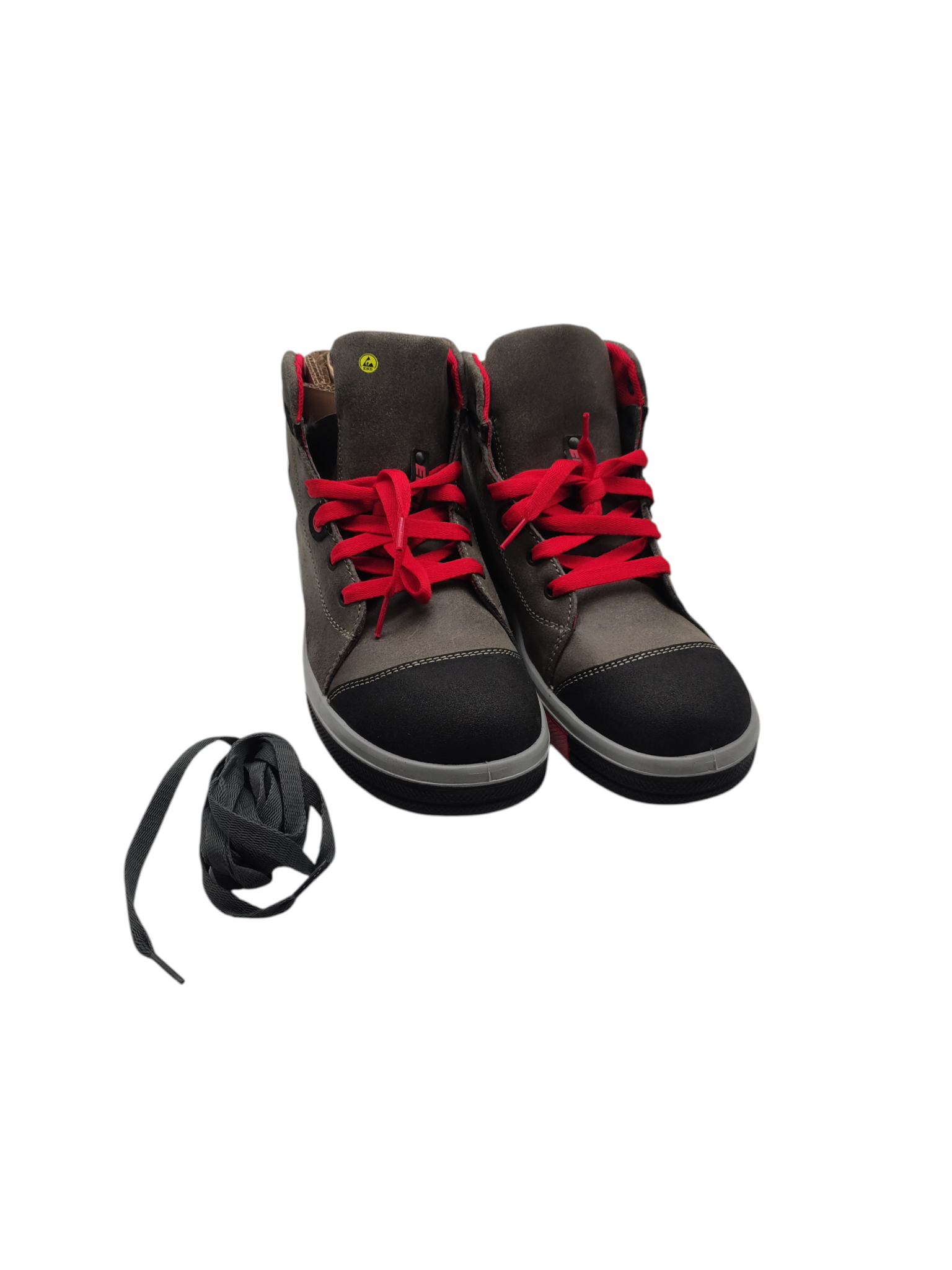ELTEN VINTAGE Pirate Mid ESD S3 Sicherheitsschuhe Grau Schwarz 46