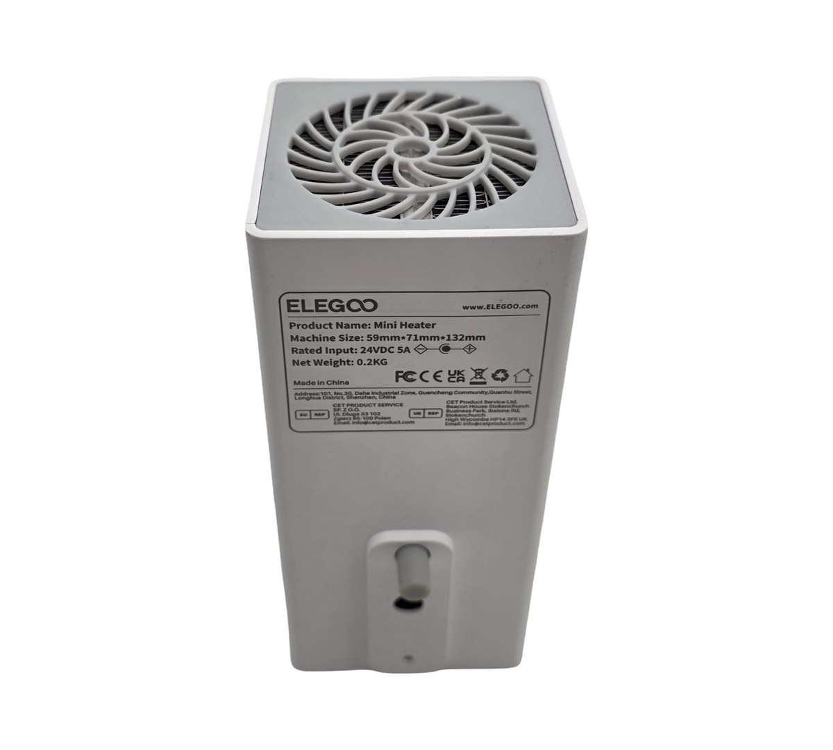 ELEGOO Smart Mini Heizung Temperaturregelung Luftfilter für Resin 3D Drucker
