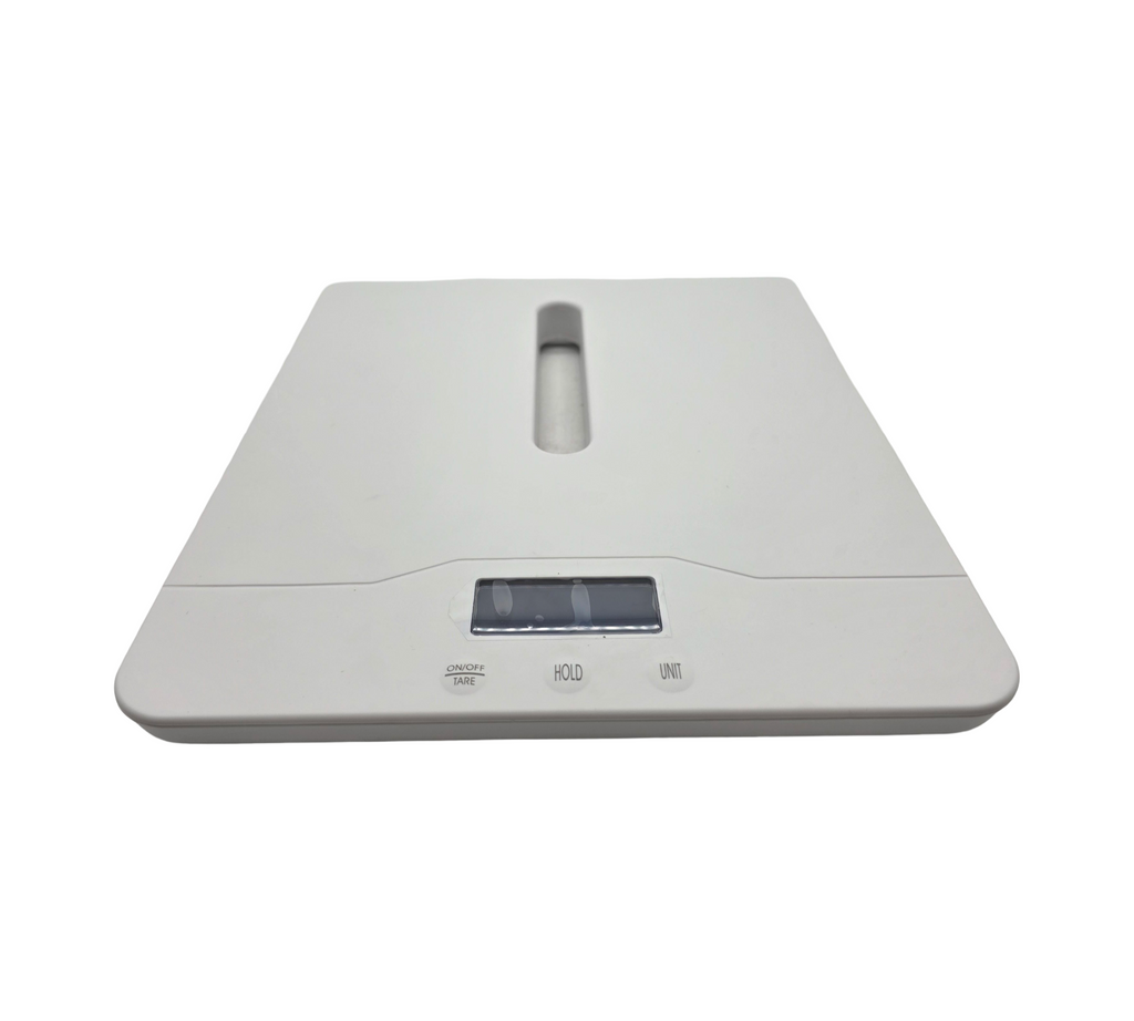 Digitale Baby Haustierwaage 100 kg 10 g Präzision weiß