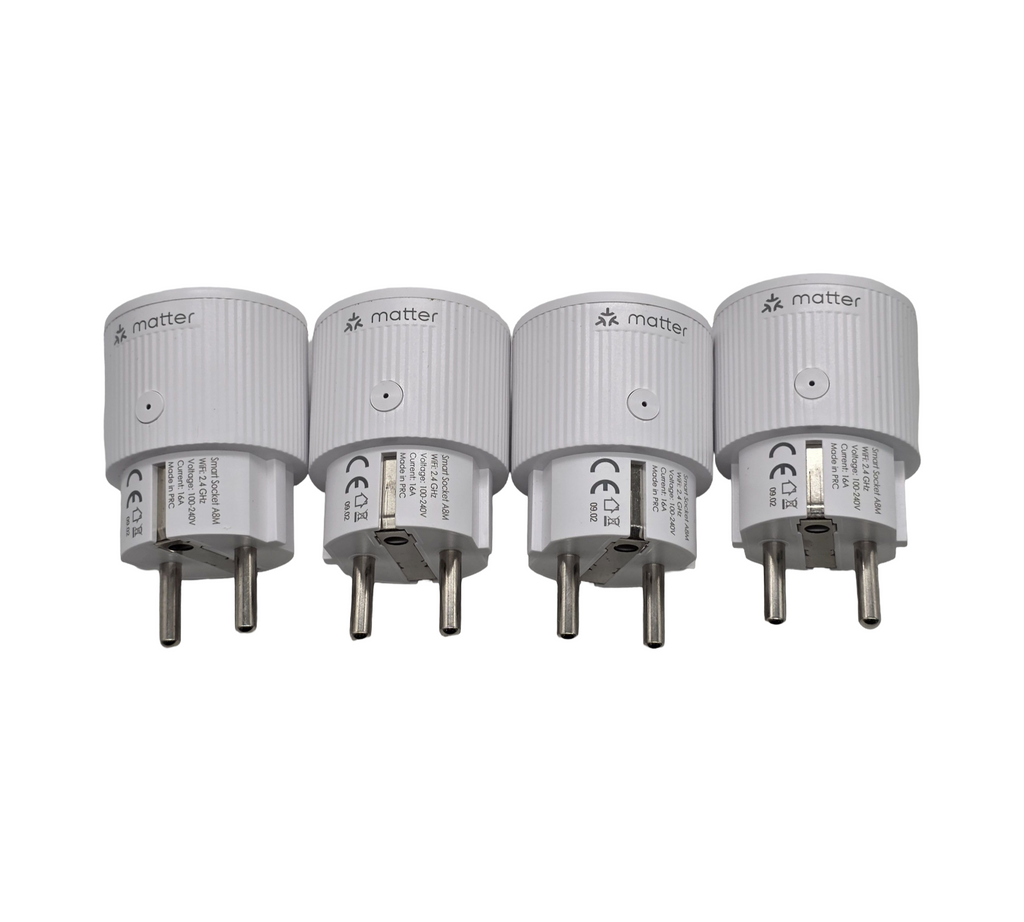 NOUS Matter Smart Steckdose 16A 3840W Energieverbrauchsanzeige WLAN Alexa Google