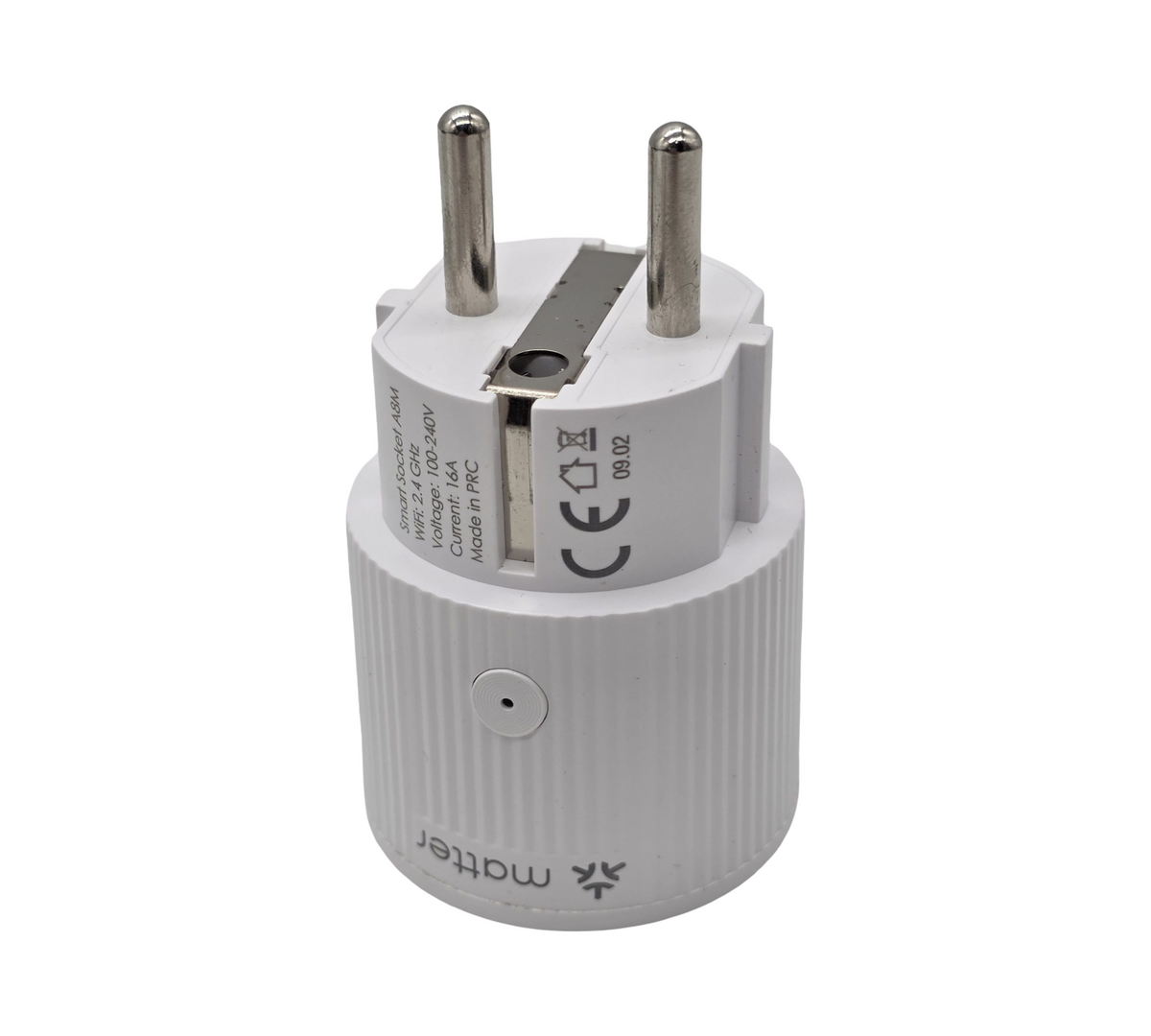 NOUS Matter Smart Steckdose 16A 3840W Energieverbrauchsanzeige WLAN Alexa Google