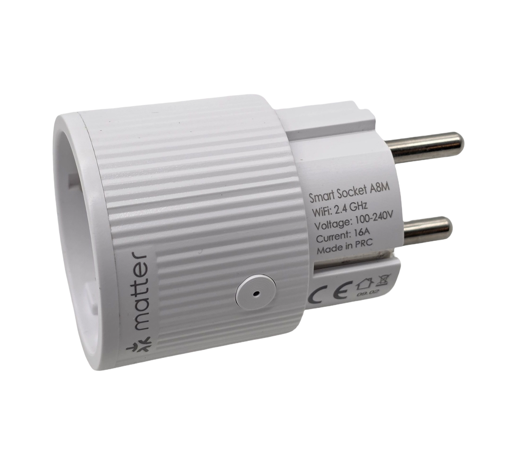 NOUS Matter Smart Steckdose 16A 3840W Energieverbrauchsanzeige WLAN Alexa Google