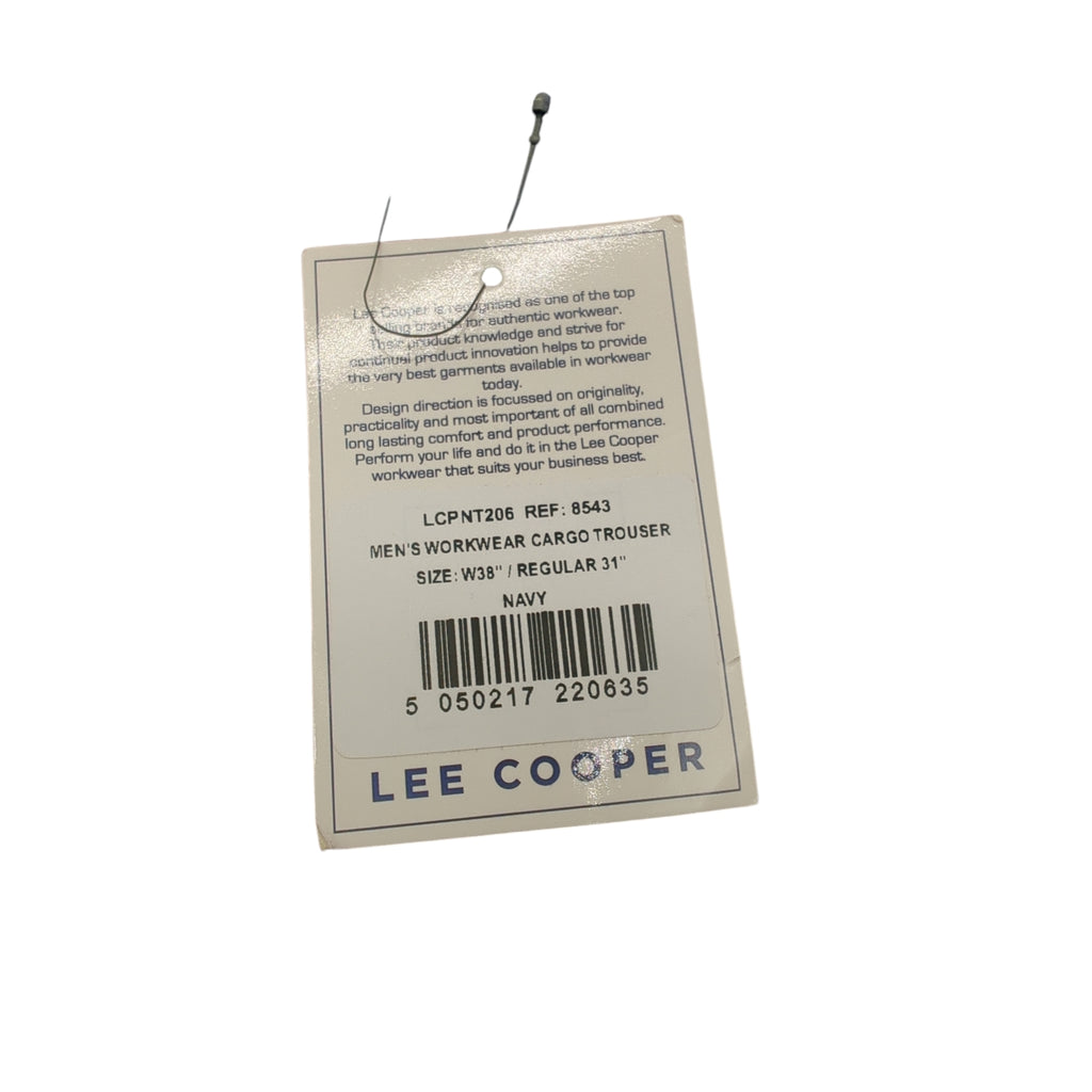 Lee Cooper LCPNT206 Arbeits Cargohose Marine 38W/31L