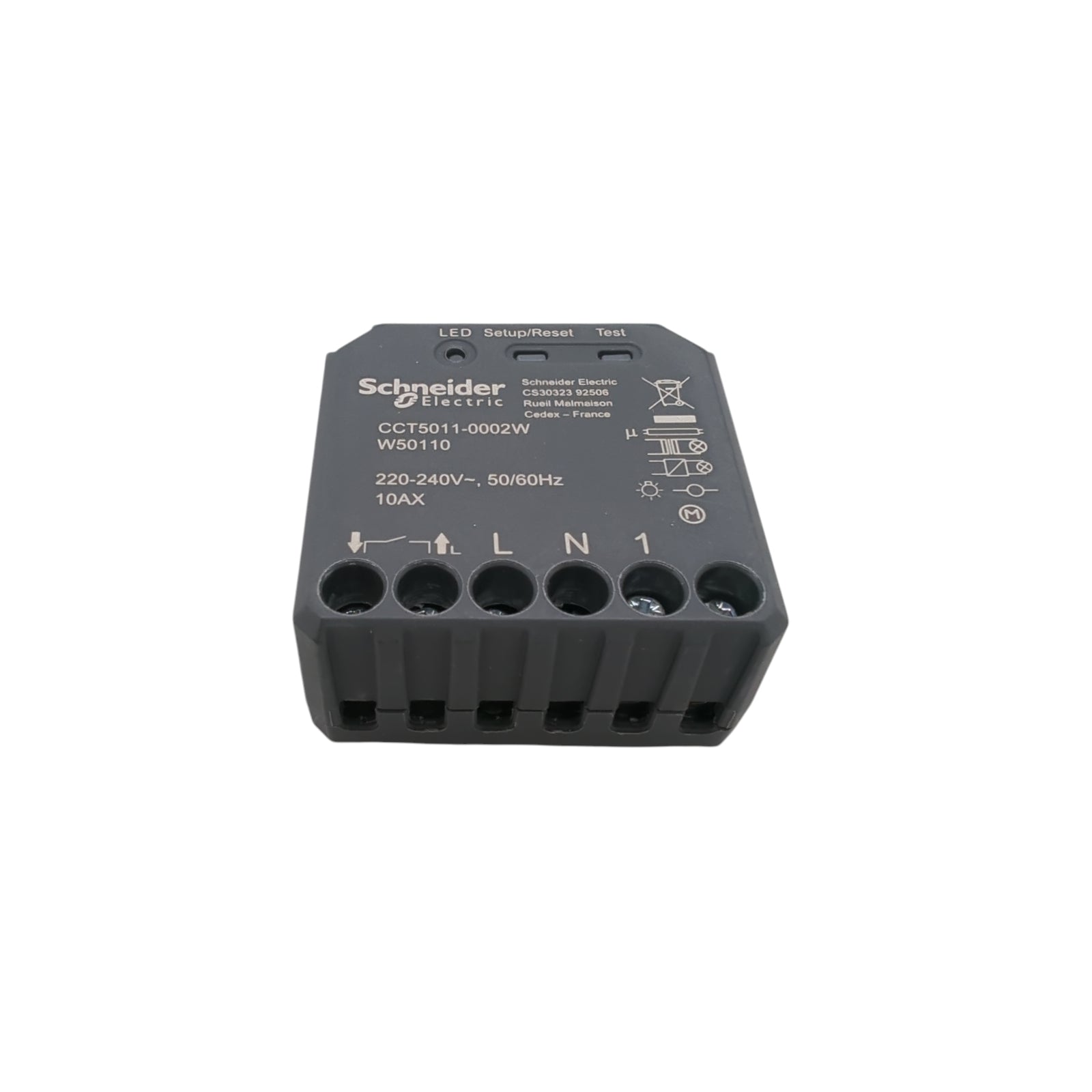 Schneider Electric Wiser CCT5011-0002W Zigbee Unterputz Mikromodul Lichtschalter