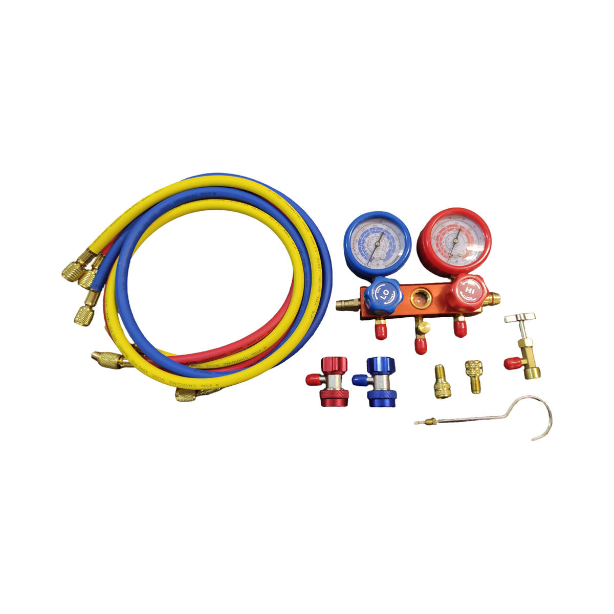 VEVOR Vakuumpumpe 100L/min 1-stufig 220V 50Hz Manometer 250ml