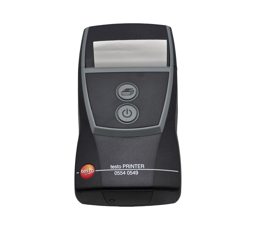 testo 0554 0549 IRDA Schnelldrucker Messergebnisse Dokumentation