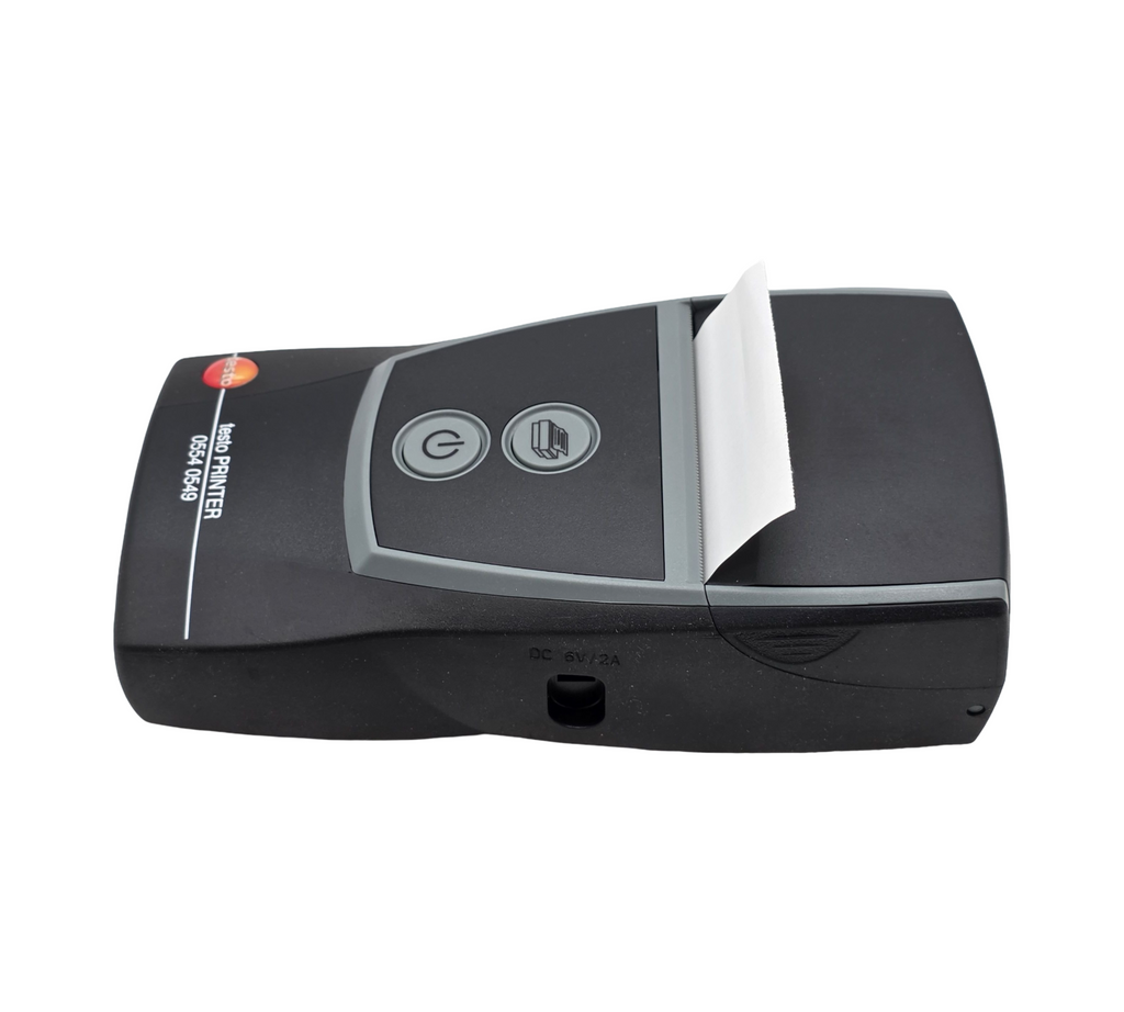 testo 0554 0549 IRDA Schnelldrucker Messergebnisse Dokumentation