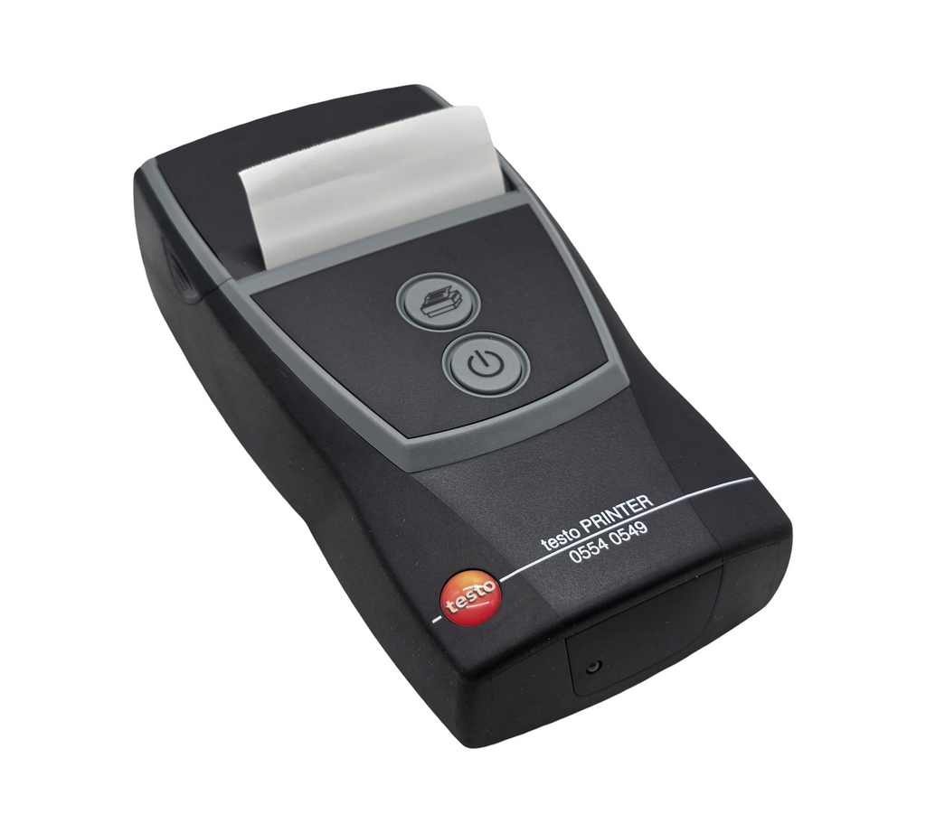 testo 0554 0549 IRDA Schnelldrucker Messergebnisse Dokumentation