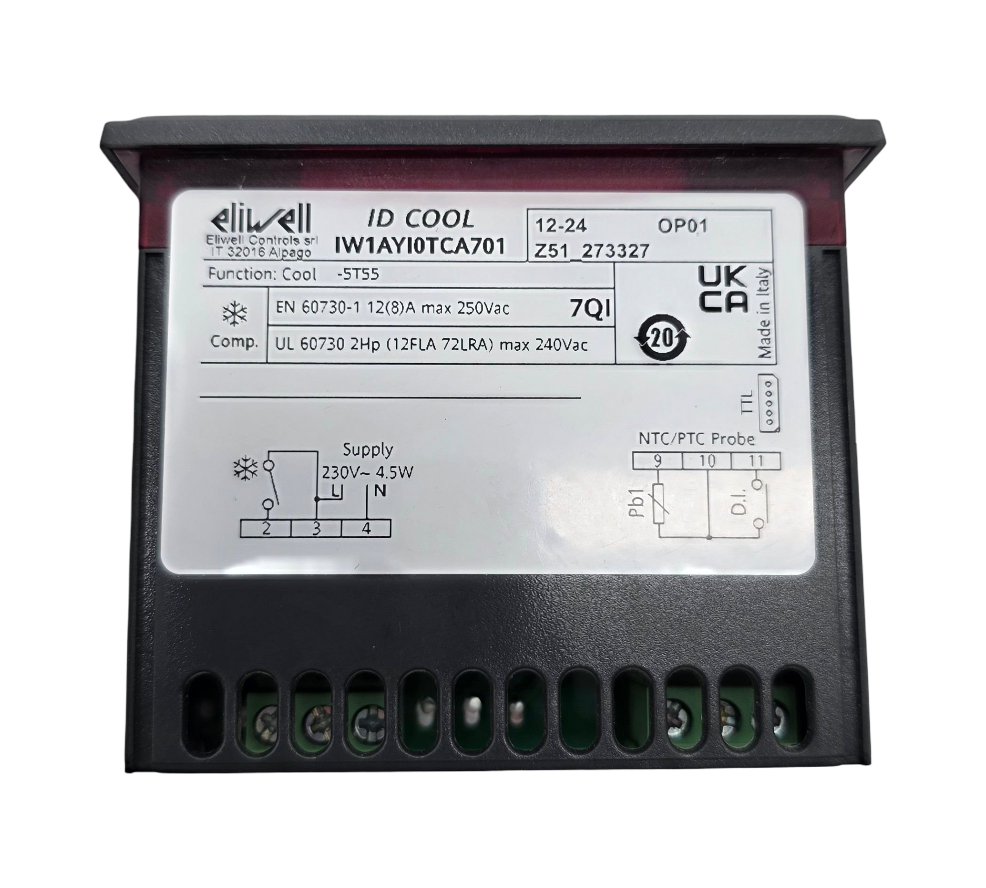 Eliwell IDCOOL Steuergerät Kühlanlagen elektronisch industriell gewerblich