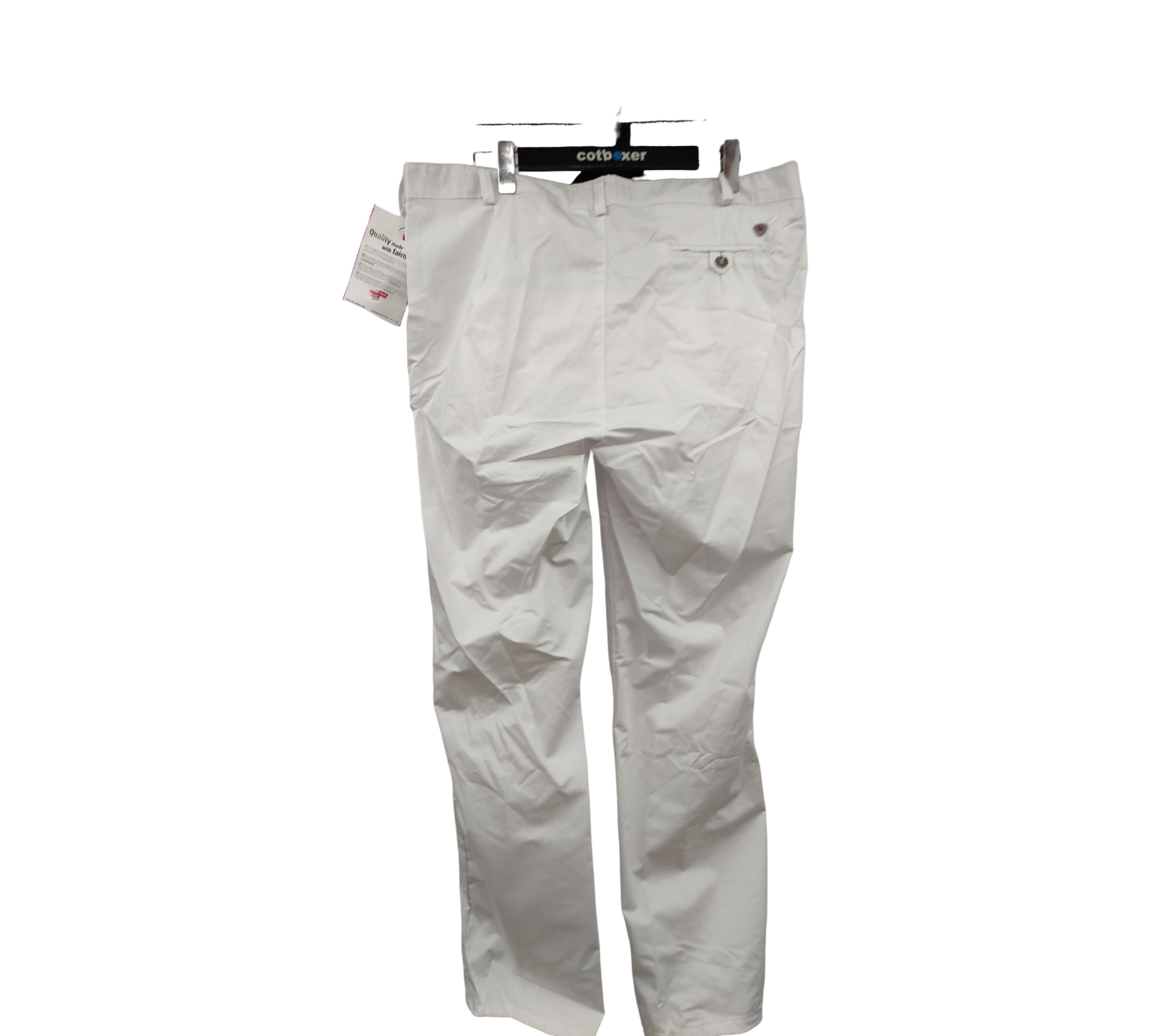 BP 1368-686-21-58n Herrenhose mit Taschen Stretch weiß 41/42