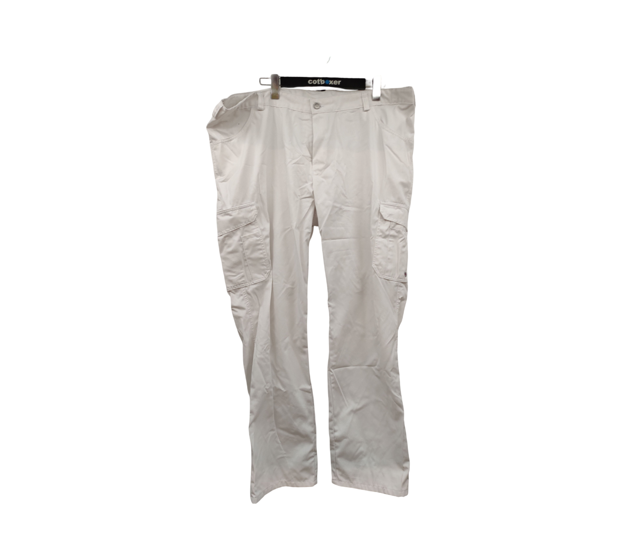 BP 1641-558 - Unisex-Jeans aus strapazierfähigem Mischgewebe, weiß, Größe 2XL