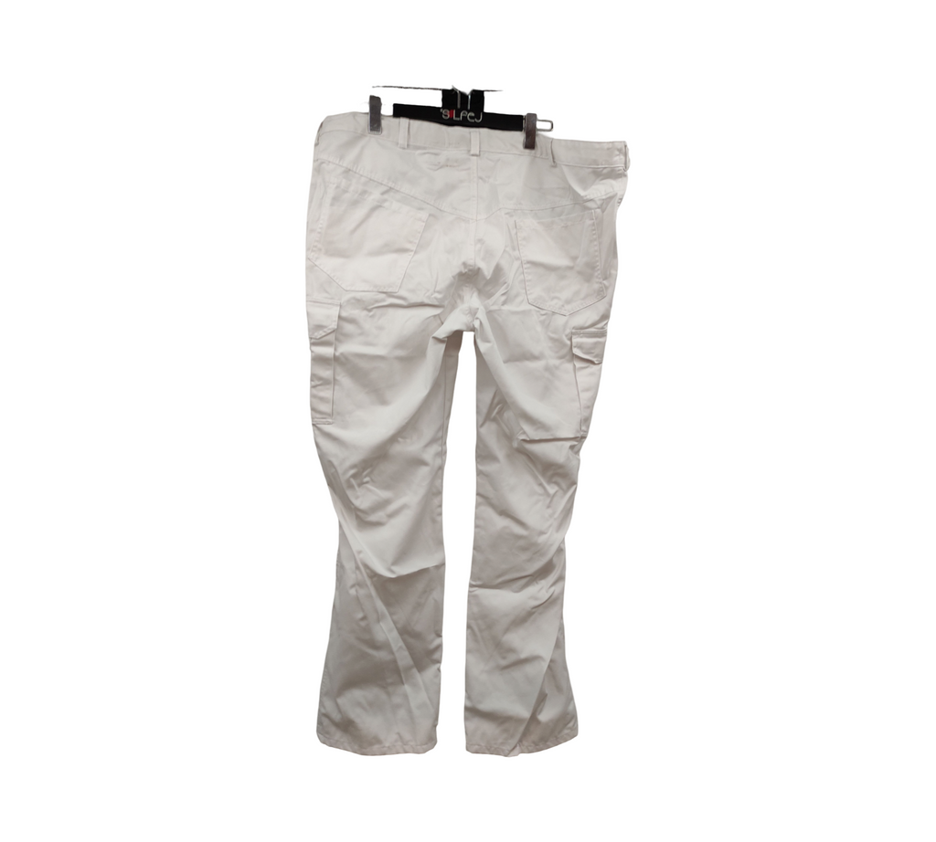 BP 1641-558 - Unisex-Jeans aus strapazierfähigem Mischgewebe, weiß, Größe 2XL