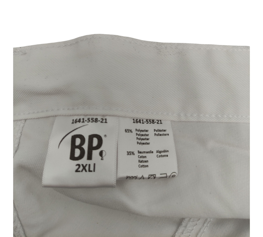 BP 1641-558 - Unisex-Jeans aus strapazierfähigem Mischgewebe, weiß, Größe 2XL