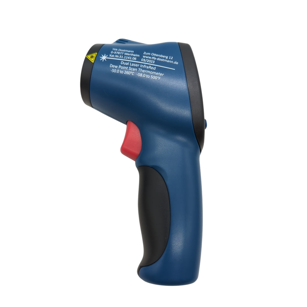 TFA Dostmann Schimmel Detektor Infrarot Thermometer Taupunkt Blau