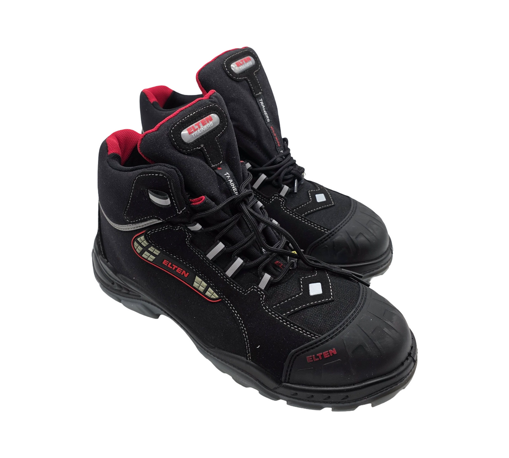 Elten SANDER Pro Sicherheitsschuhe S3 ESD Schwarz Grau 46