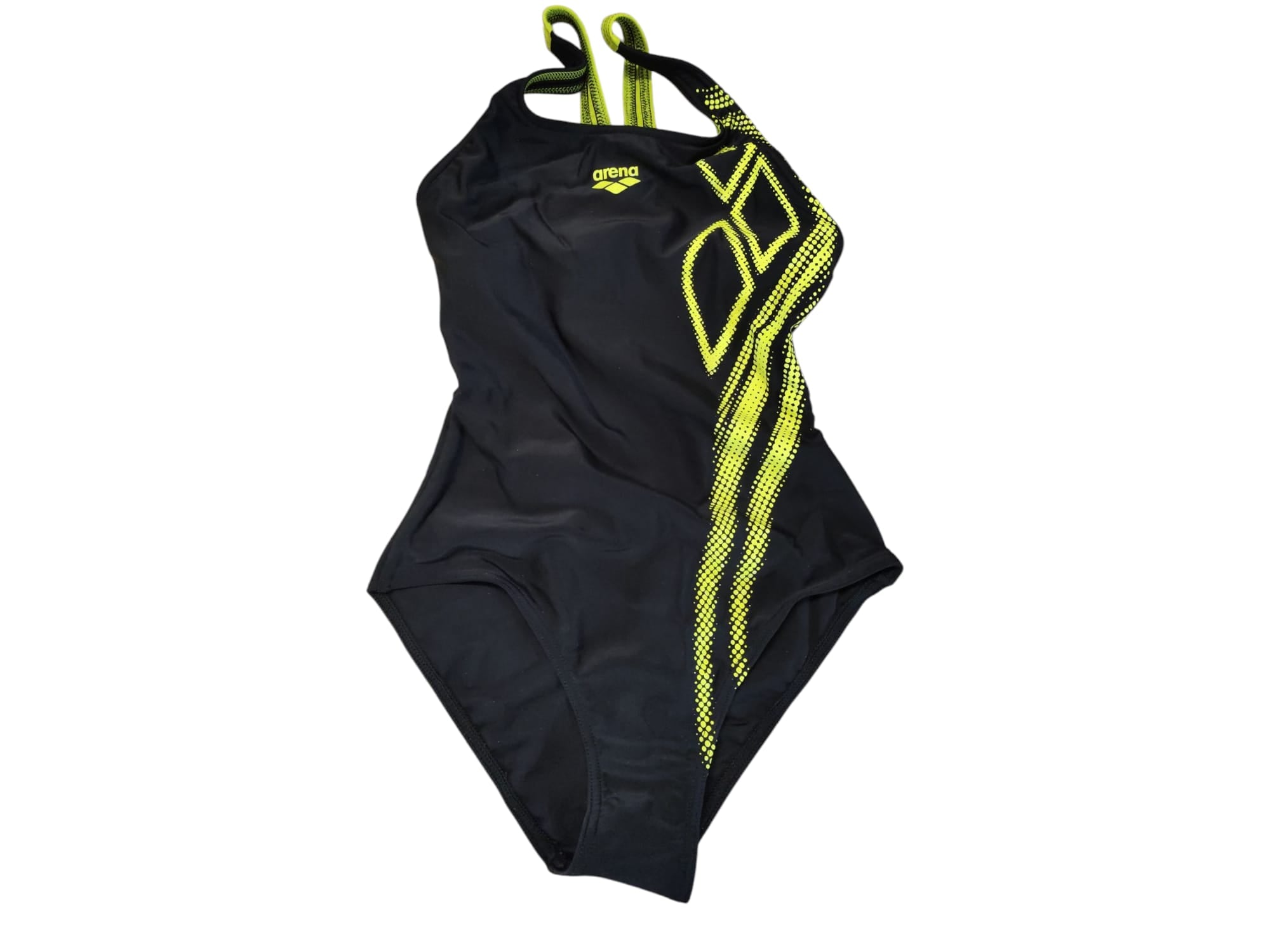 Arena Spirit Bustier Damen Badeanzug Schwimmanzug Größe 34 Schwarz/Grün