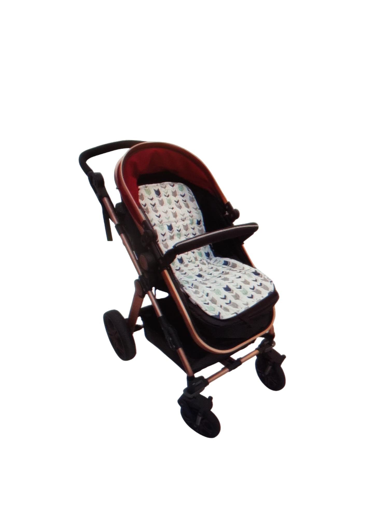 Babysitzauflage für Kinderwagen 32x78 cm Baumwolle