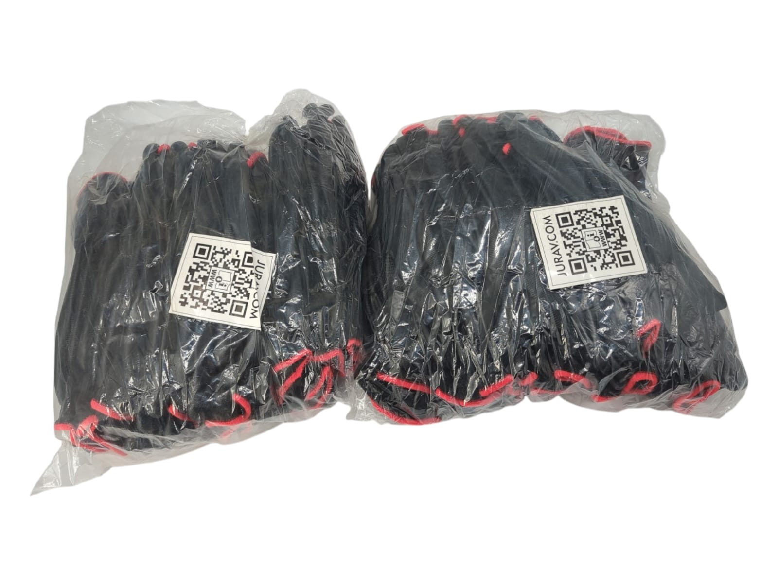 FUZZIO 24 Paar Jurav Arbeitshandschuhe glatt latexbeschichtet Größe M-8