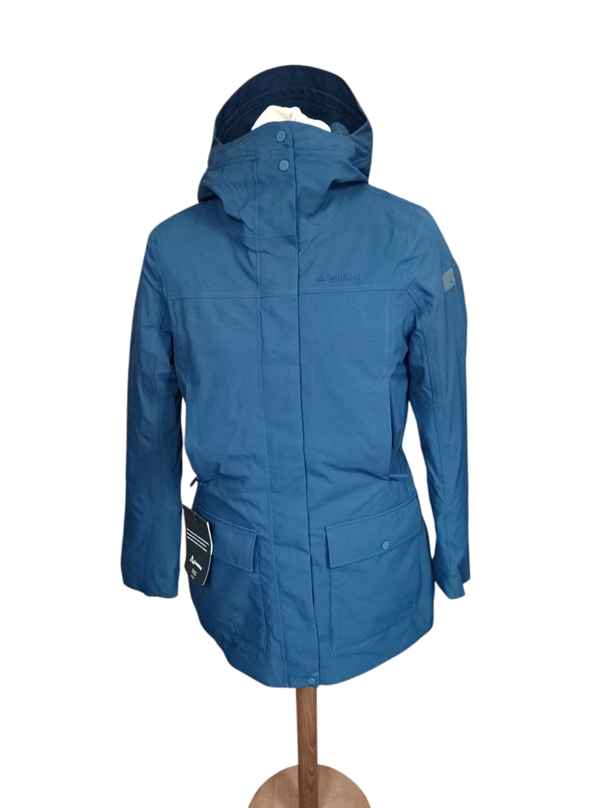 Schöffel Women's Ins. Rotterdam Parka Windproof Waterproof 10 UK L