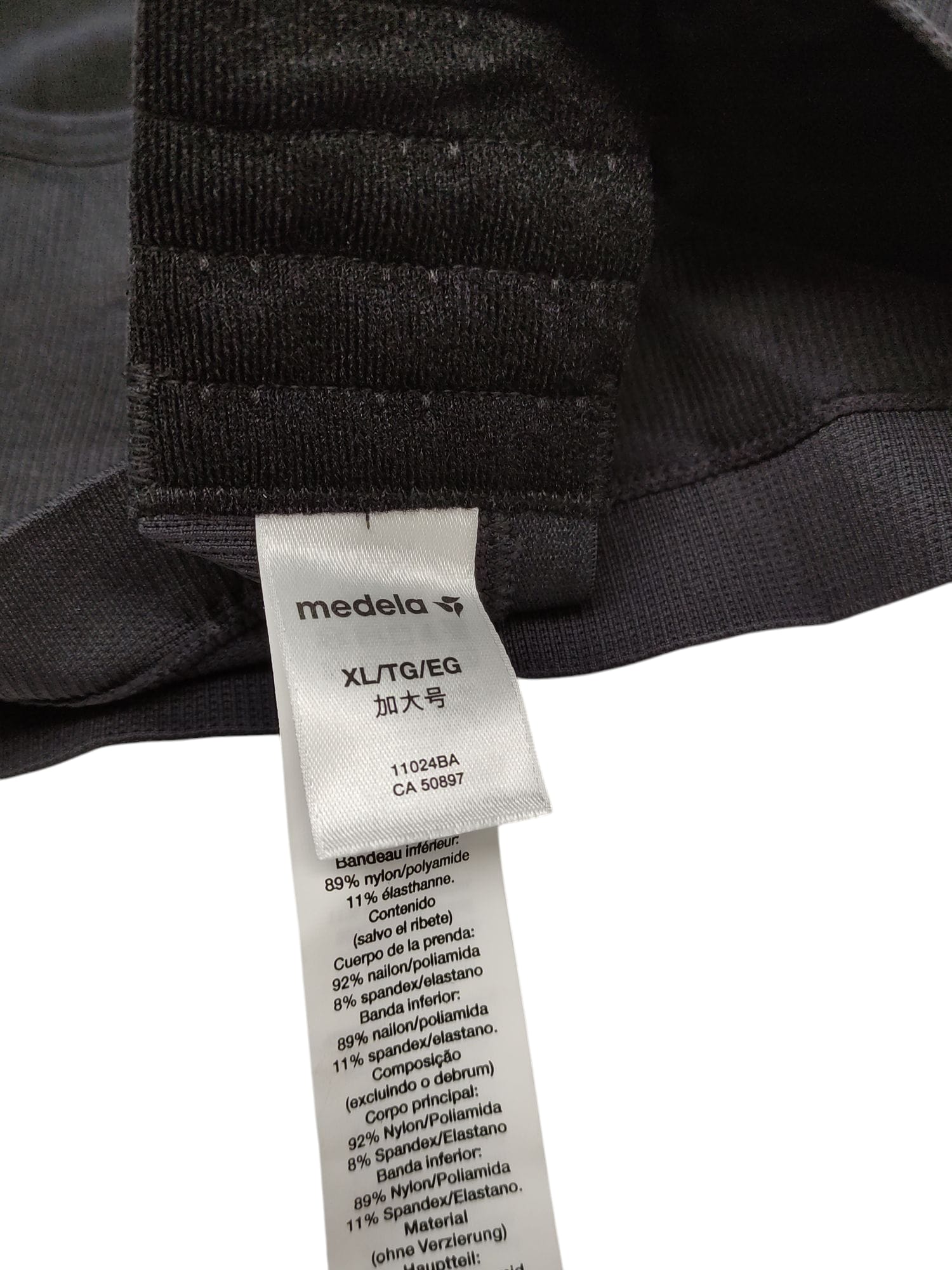Medela Keep Cool BH für Schwangere und Stillende Schwarz XL