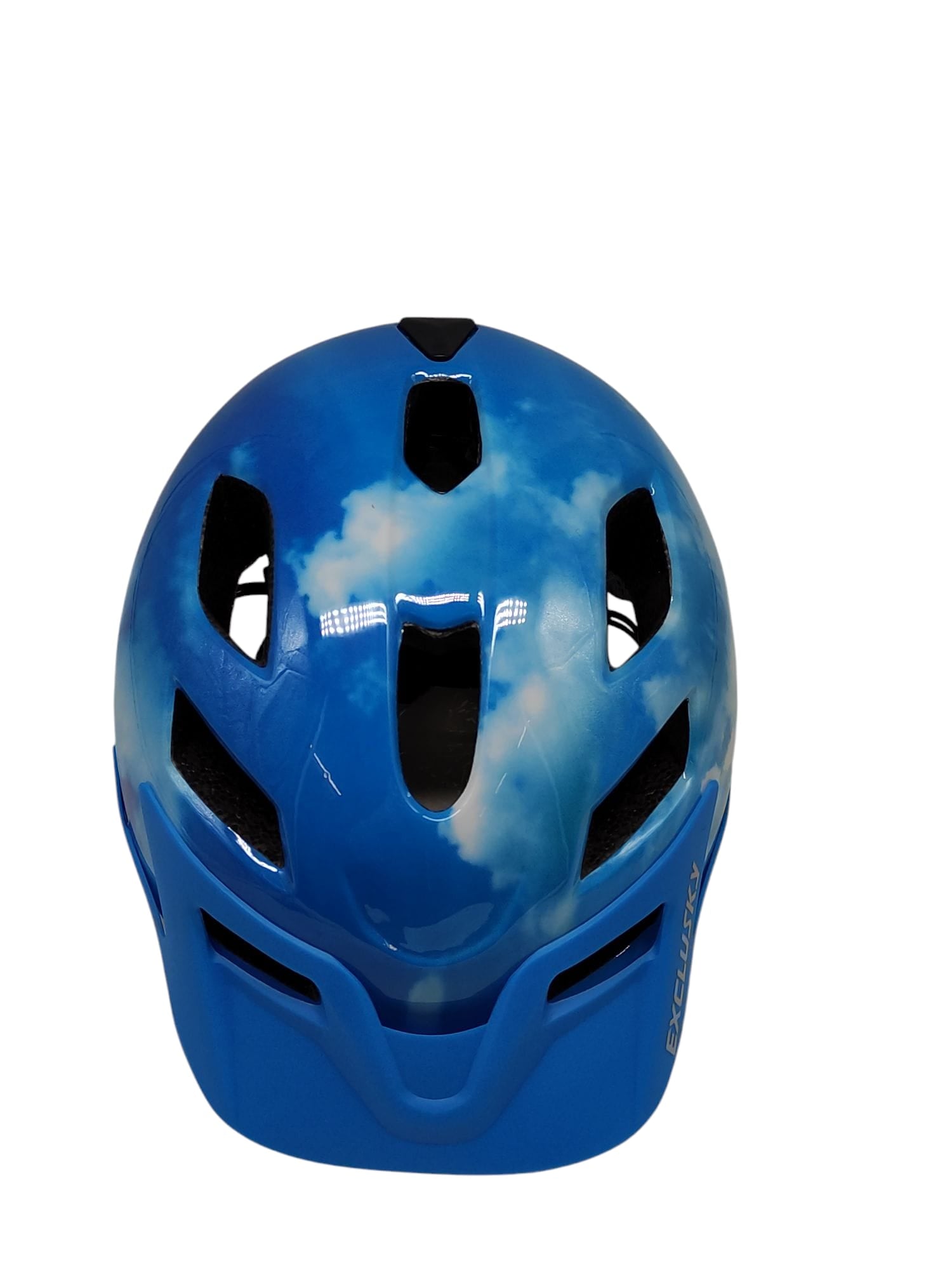 Exclusky Fahrradhelm mit Licht MTB Helm 56-61 cm
