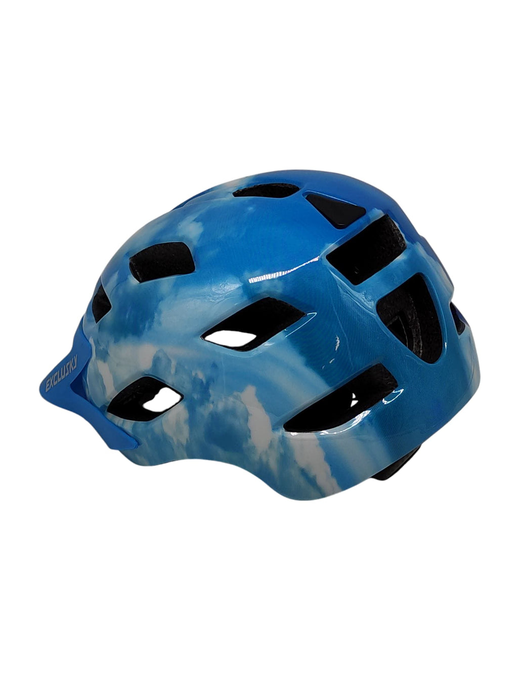 Exclusky Fahrradhelm mit Licht MTB Helm 56-61 cm