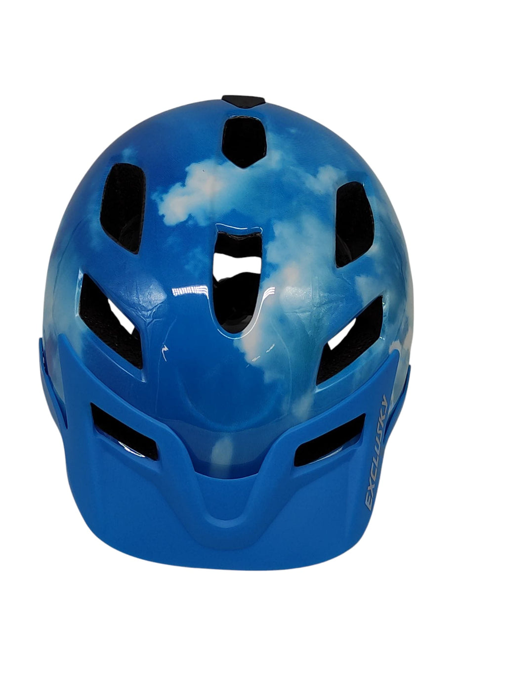 Exclusky Fahrradhelm mit Licht MTB Helm 56-61 cm