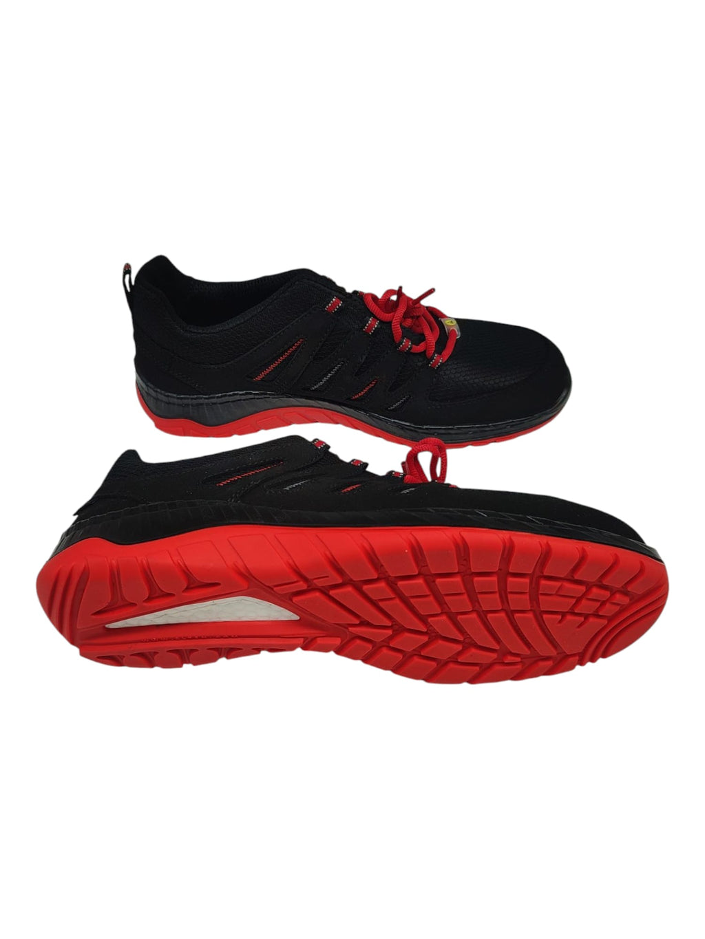 ELTEN Maddox Low ESD S3 Sicherheitsschuhe schwarz rot Größe 43