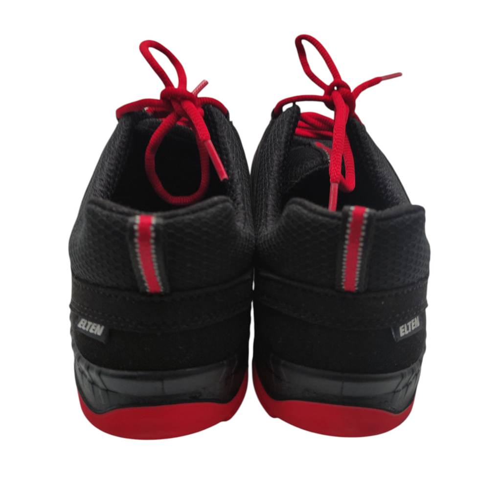 ELTEN Maddox Low ESD S3 Sicherheitsschuhe schwarz rot Größe 43