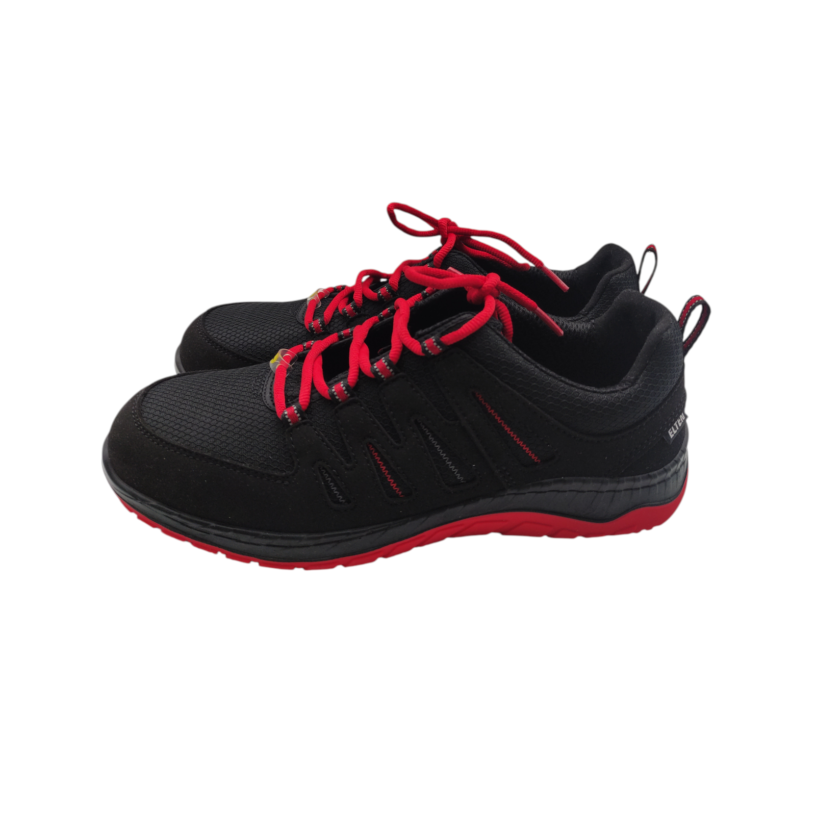 ELTEN Maddox Low ESD S3 Sicherheitsschuhe schwarz rot Größe 43