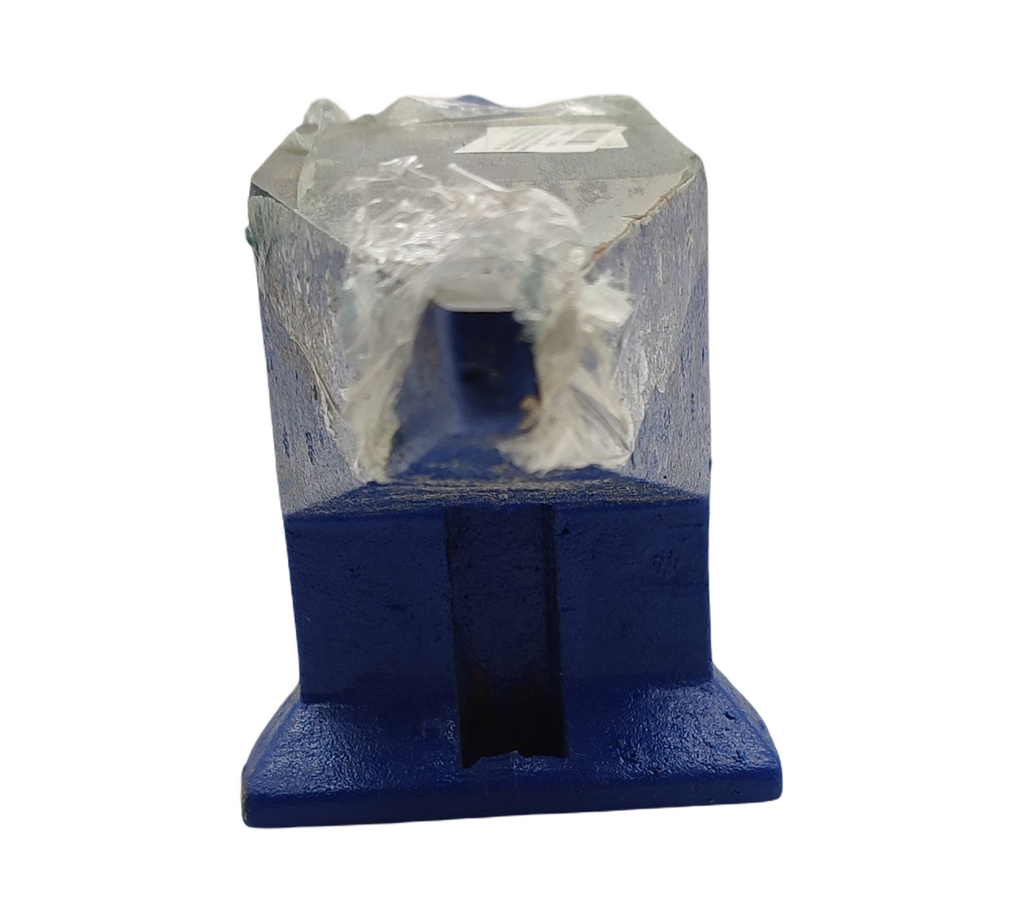 Happybuy Amboss 10kg Schmiede Stahl rund quadratisch Blau