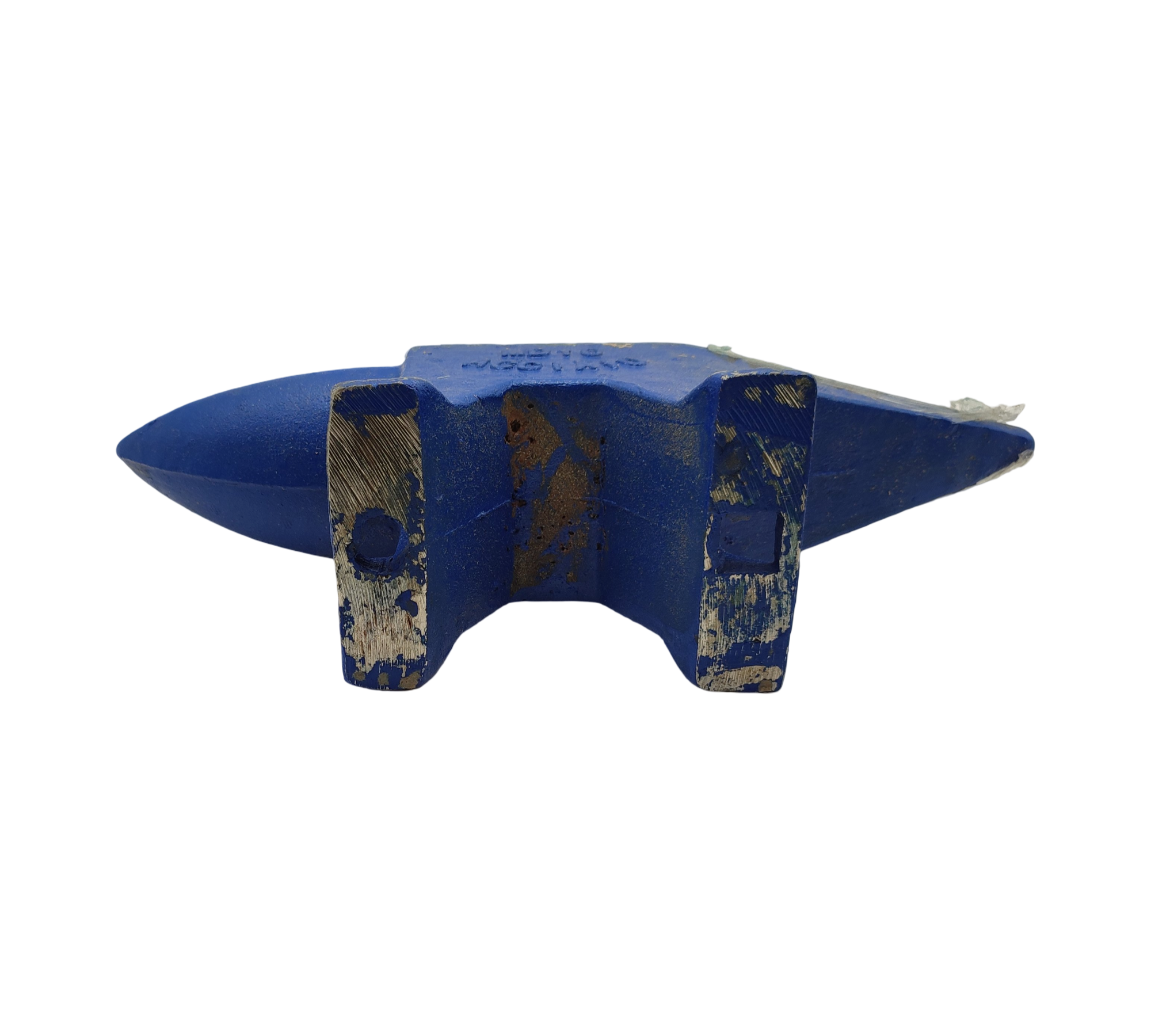 Happybuy Amboss 10kg Schmiede Stahl rund quadratisch Blau