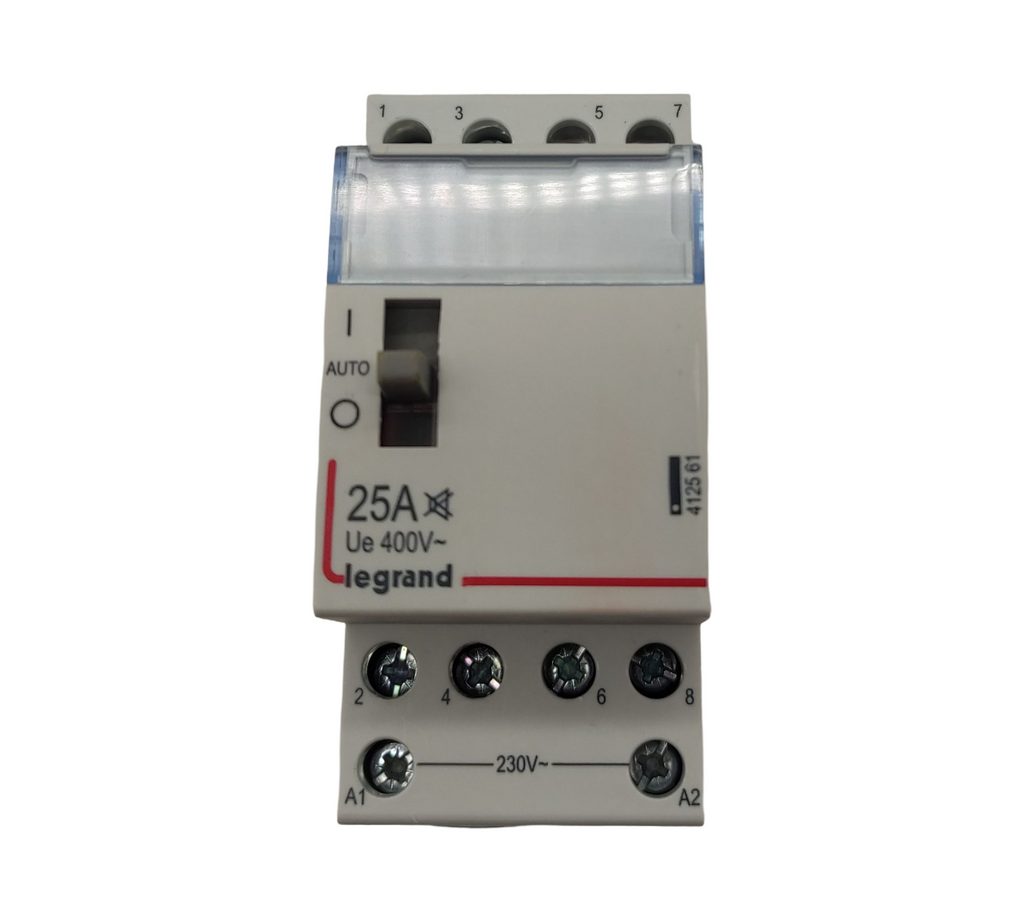 Legrand 412561 Dreiphasen-Tagesnachtschalter 4P 25A 230V 4NO 2M