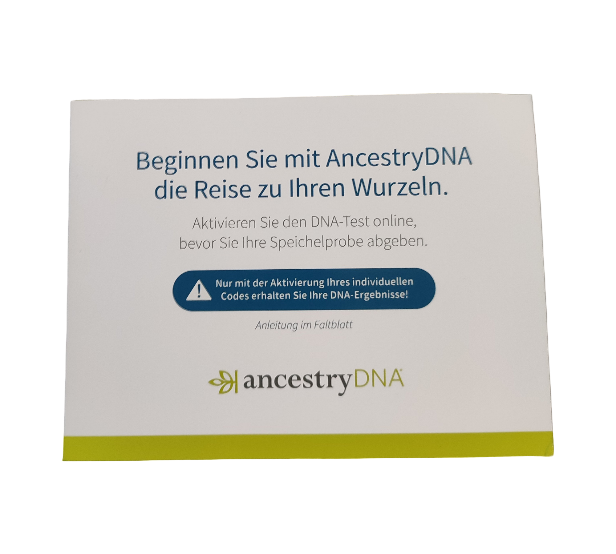 AnstryDNA: Genetischer Abstammungstest