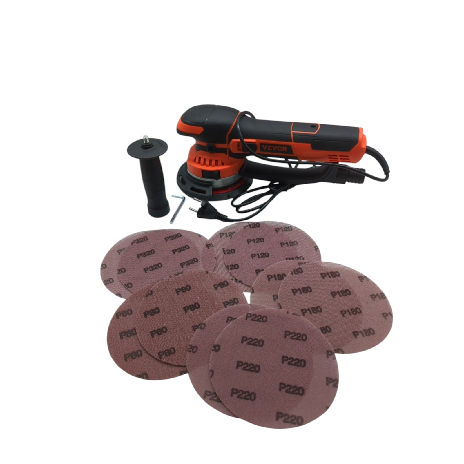 VEVOR Exzenterschleifer 15,24cm 850W 7400U/min 6 Gang