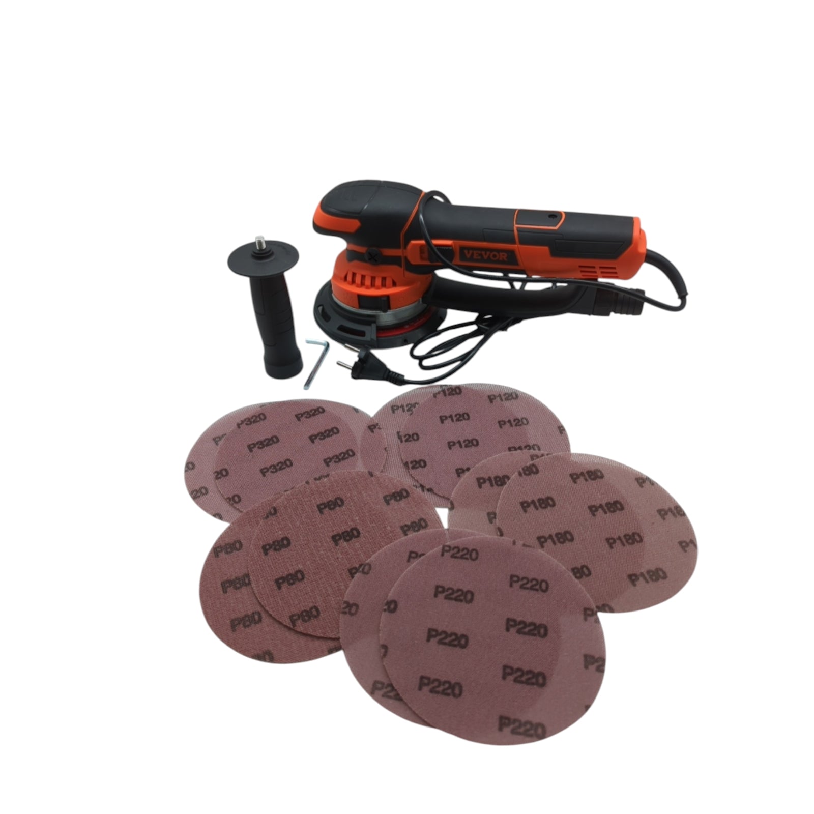 VEVOR Exzenterschleifer 15,24cm 850W 7400U/min 6 Gang