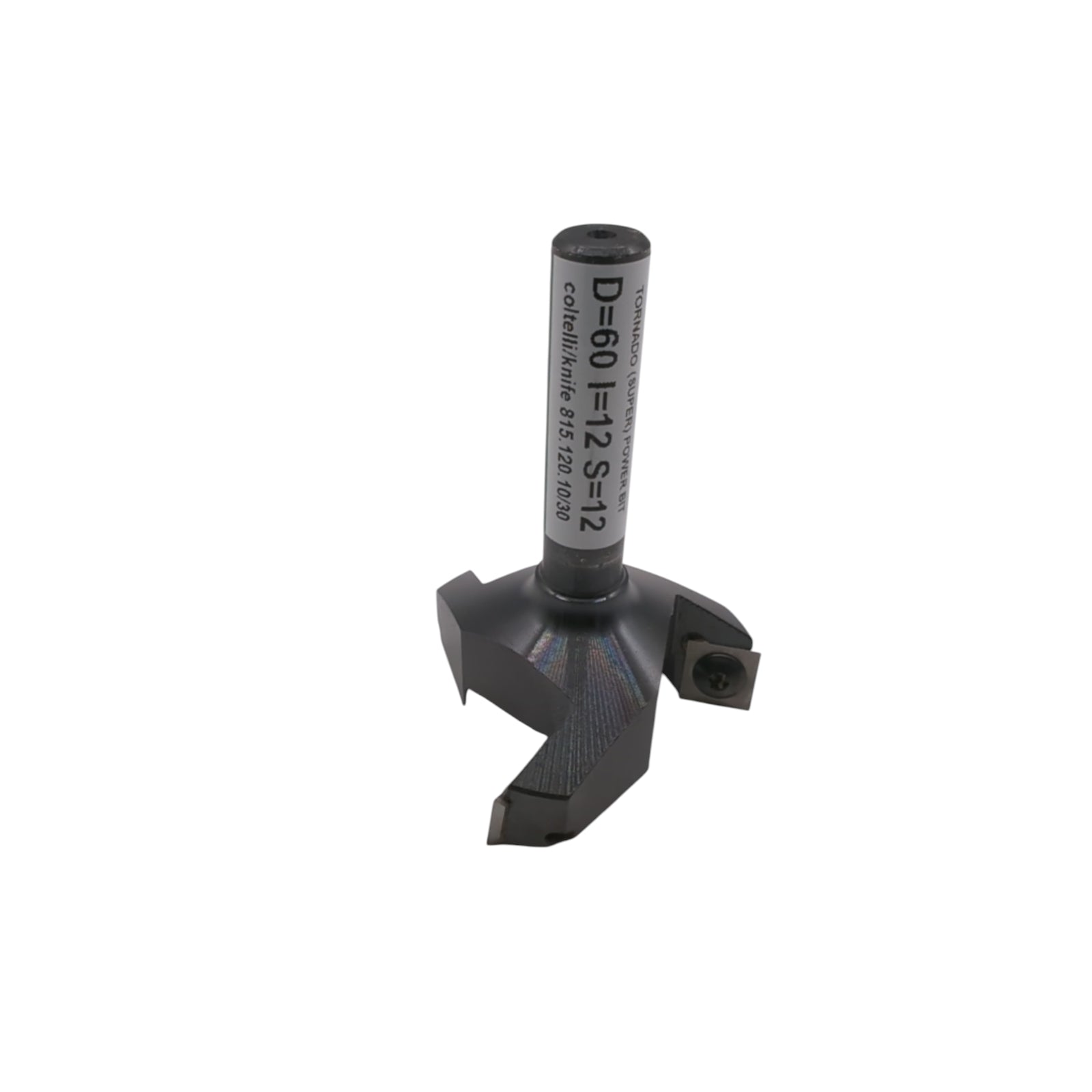 Fraiser Tornado Planfräser 60mm Holzfräser 12mm Schaft HM Wendeplatten