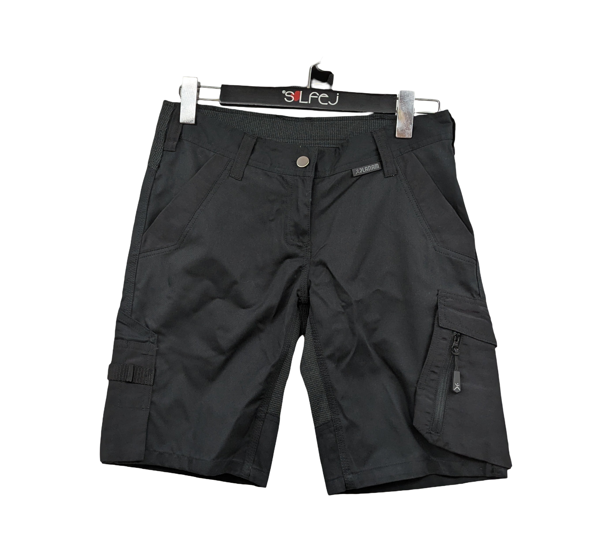 Planam 6460040 Norit - Damen Shorts, schwarz, Größe XS