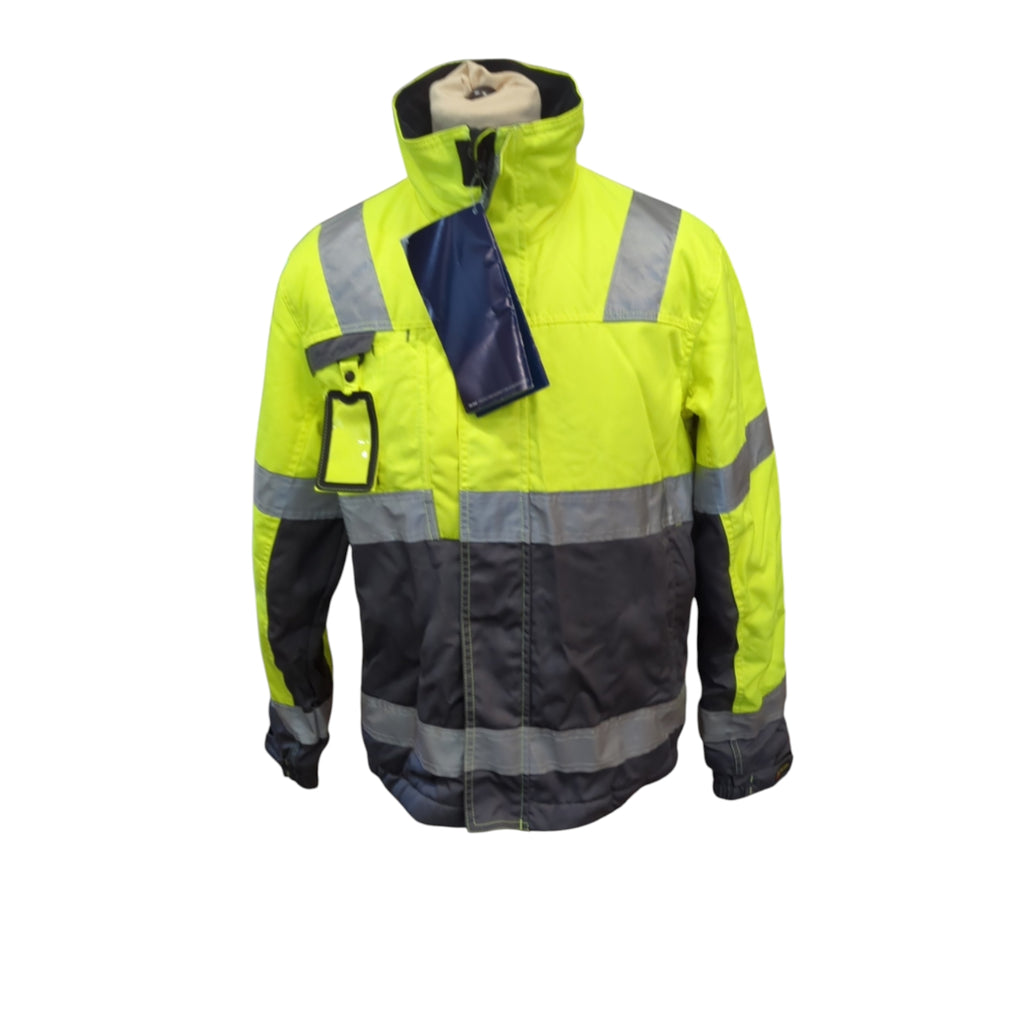 Blaklader 486218113396S Winterjacke, High-Vis Gelb/Mittelgrau, Größe S