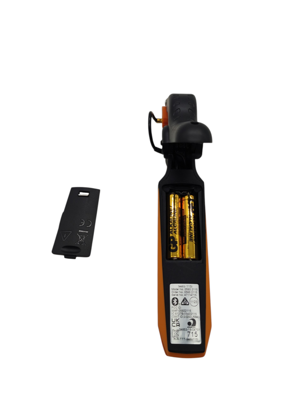 testo 115i Zangenthermometer Bluetooth Smartphone-Bedienung Temperaturmessung