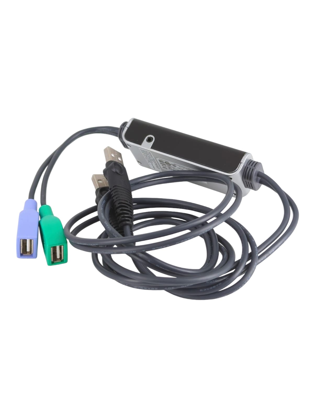 ATEN CS62KM 2-Port grenzenloser KM Switch, schwarz