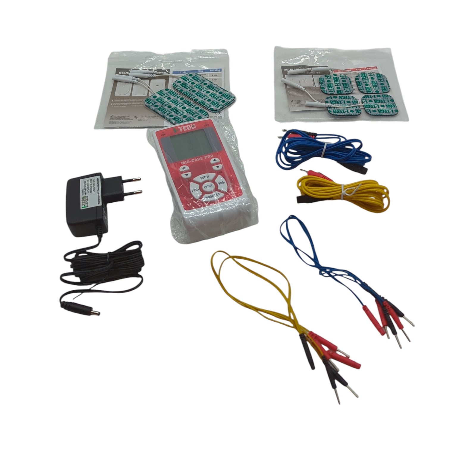 GIMA I-Tech Mio-Care PRO Elektrostimulator 2 Kanäle 8 Elektroden