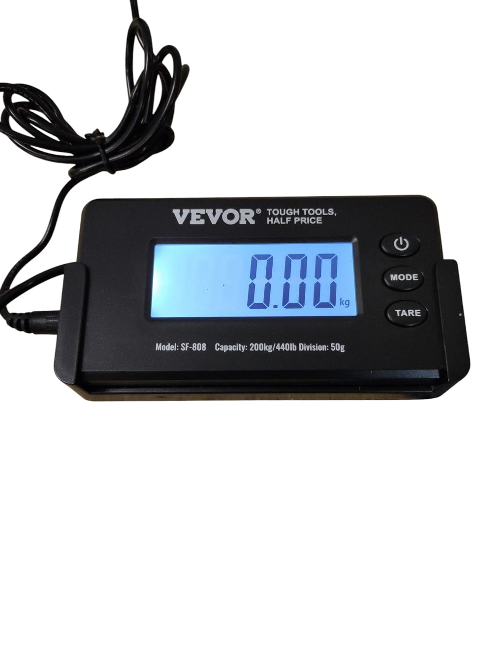 VEVOR Digitale Personenwaage 200 kg 50 g Timer Paketwaage