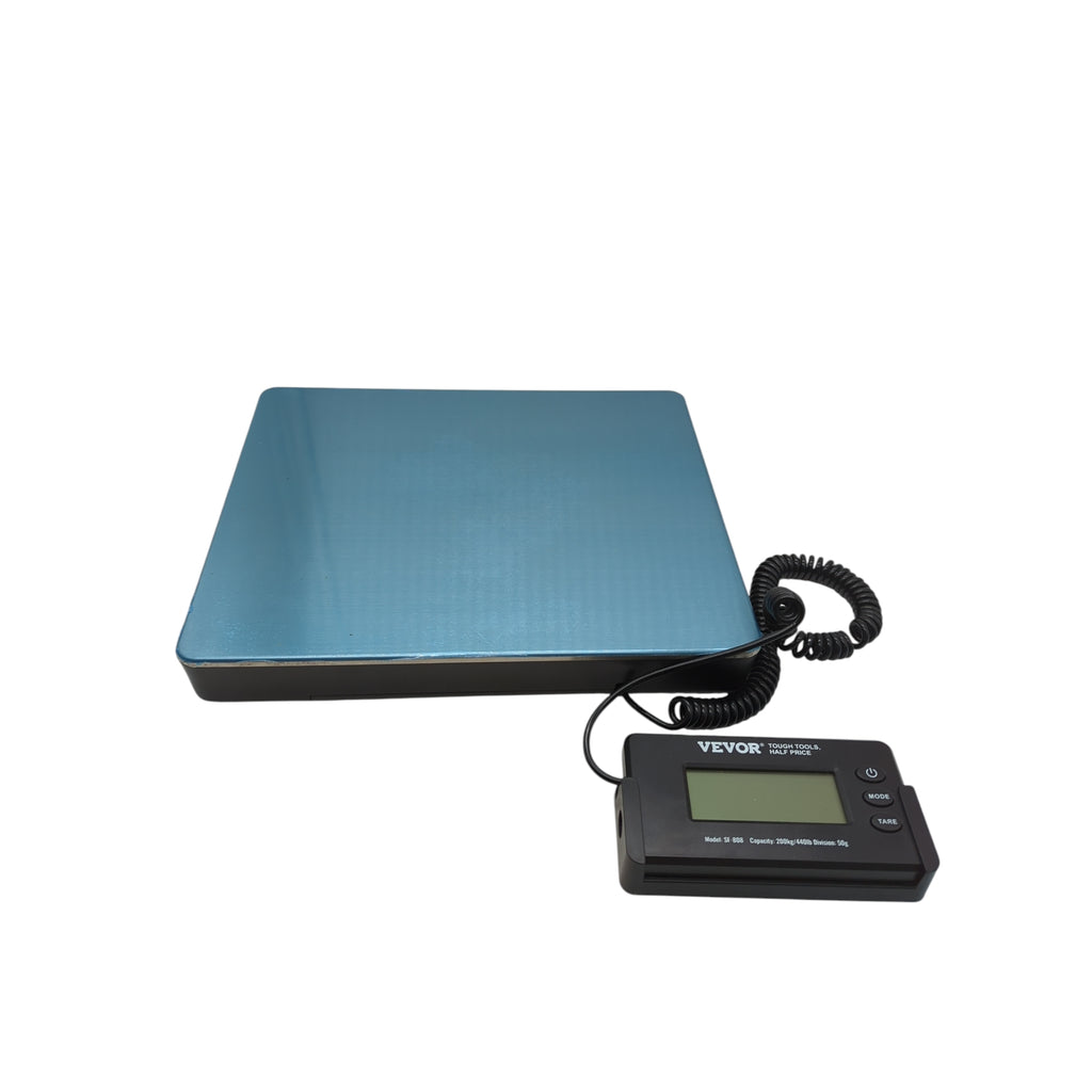 VEVOR Digitale Personenwaage 200 kg 50 g Timer Paketwaage