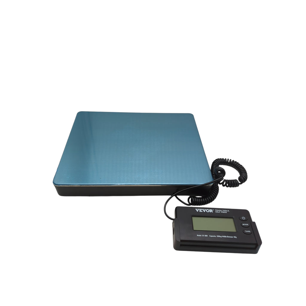 VEVOR Digitale Personenwaage 200 kg 50 g Timer Paketwaage
