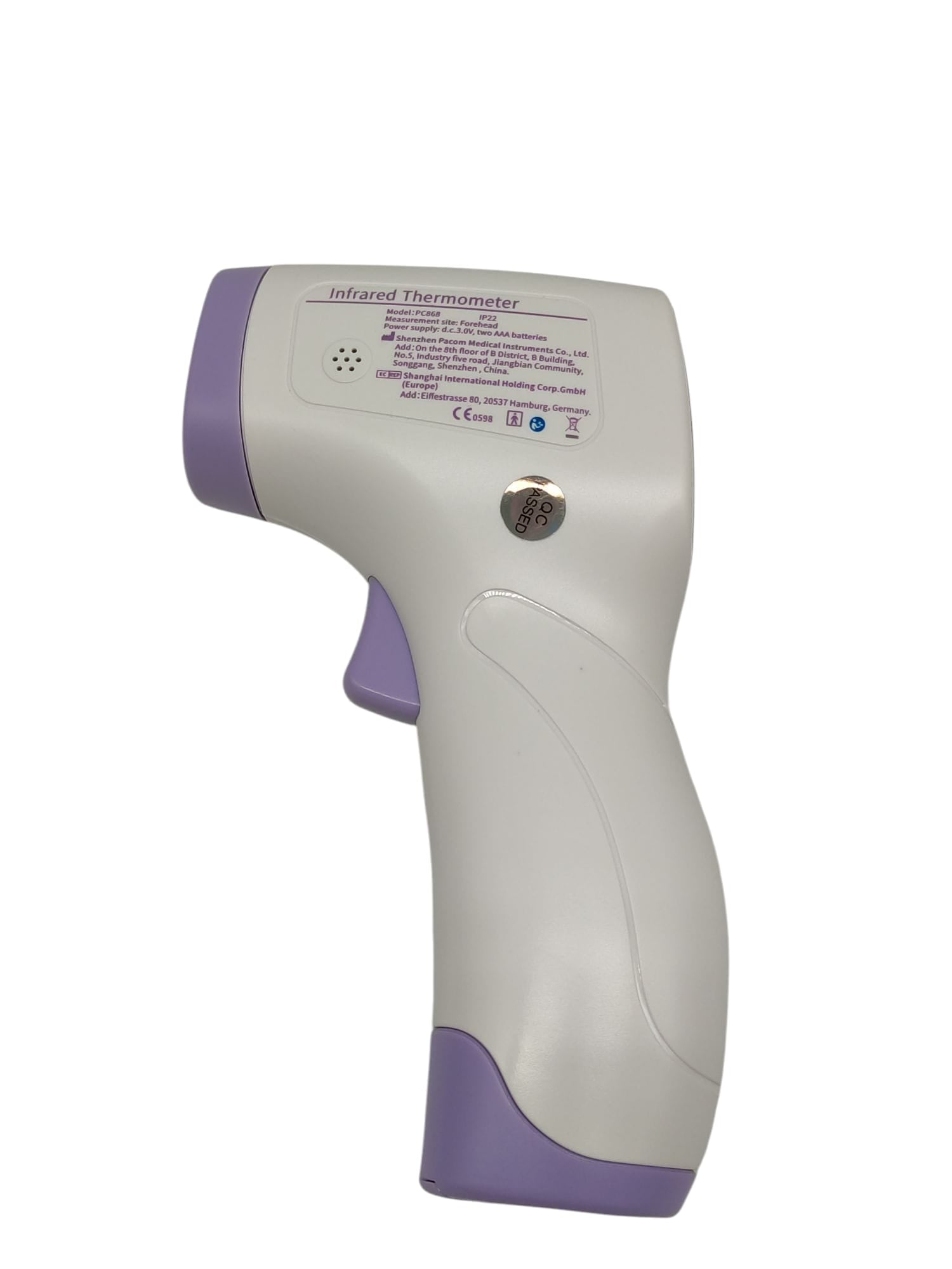 KKmier Infrarot-Stirnthermometer kontaktlos LCD-Display Baby